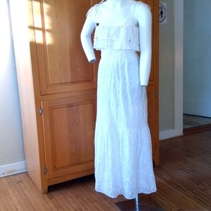 Ateen White Floral Dress